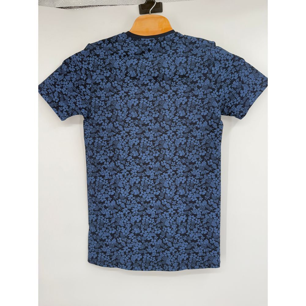 American Tall For Men Paisley Blue Short Sleeve Stretch Shirt NWT Sz‎ S - Picture 6 of 6